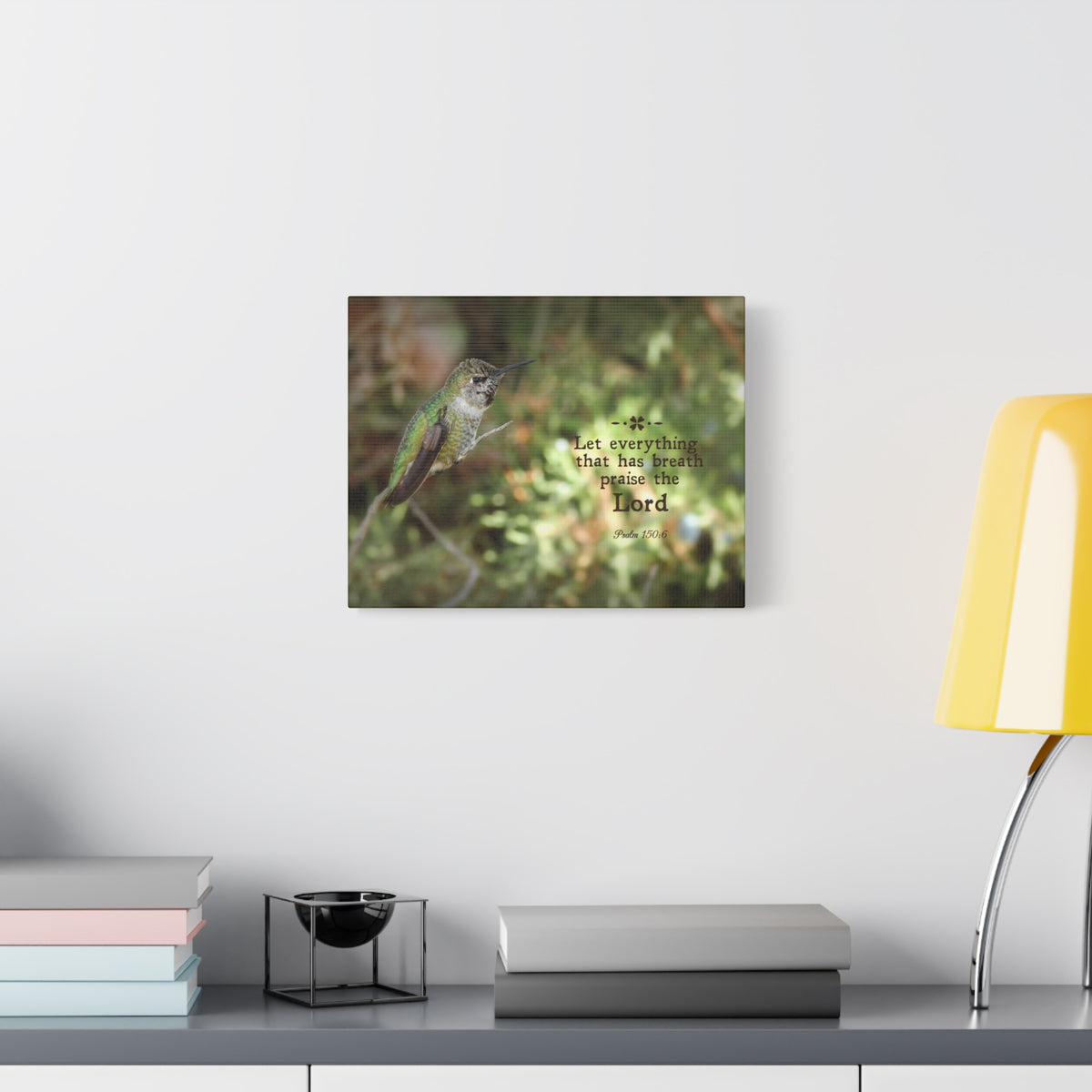 Scripture Walls Praise The Lord Psalm 150:6 Bible Verse Canvas Christian Wall Art Bible Verse Print Ready To Hang-Express Your Love Gifts