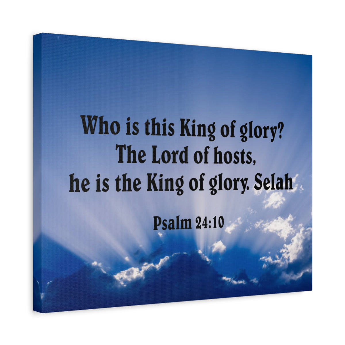 Bible Verse Canvas The Lord of Hosts Psalm 24:10 Christian Home Decor Scripture Art-Express Your Love Gifts