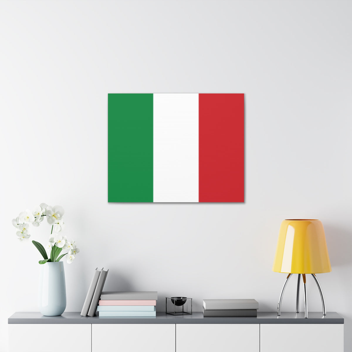 Italy Country Flag Canvas Vibrant Wall Art Unframed Home Decor-Express Your Love Gifts