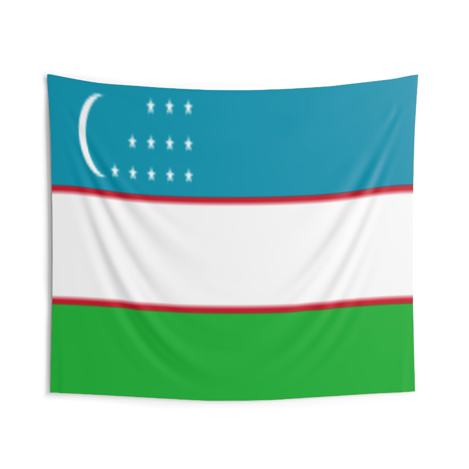 Uzbekistan Country Flag Wall Hanging Tapestry-Express Your Love Gifts