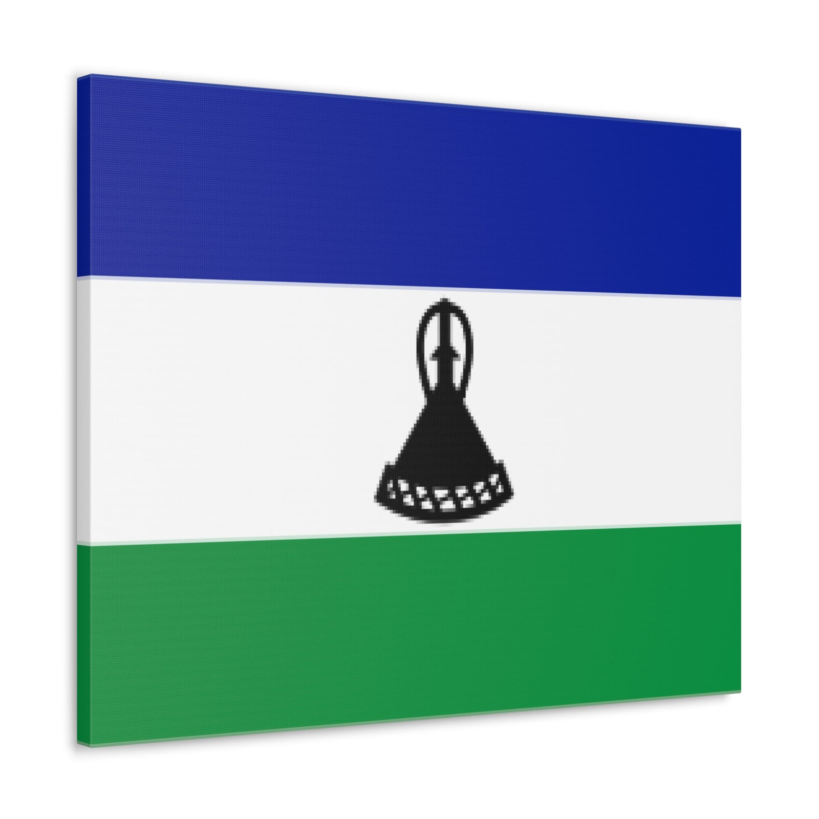 Lesotho Country Flag Canvas Vibrant Wall Art Unframed Home Decor-Express Your Love Gifts
