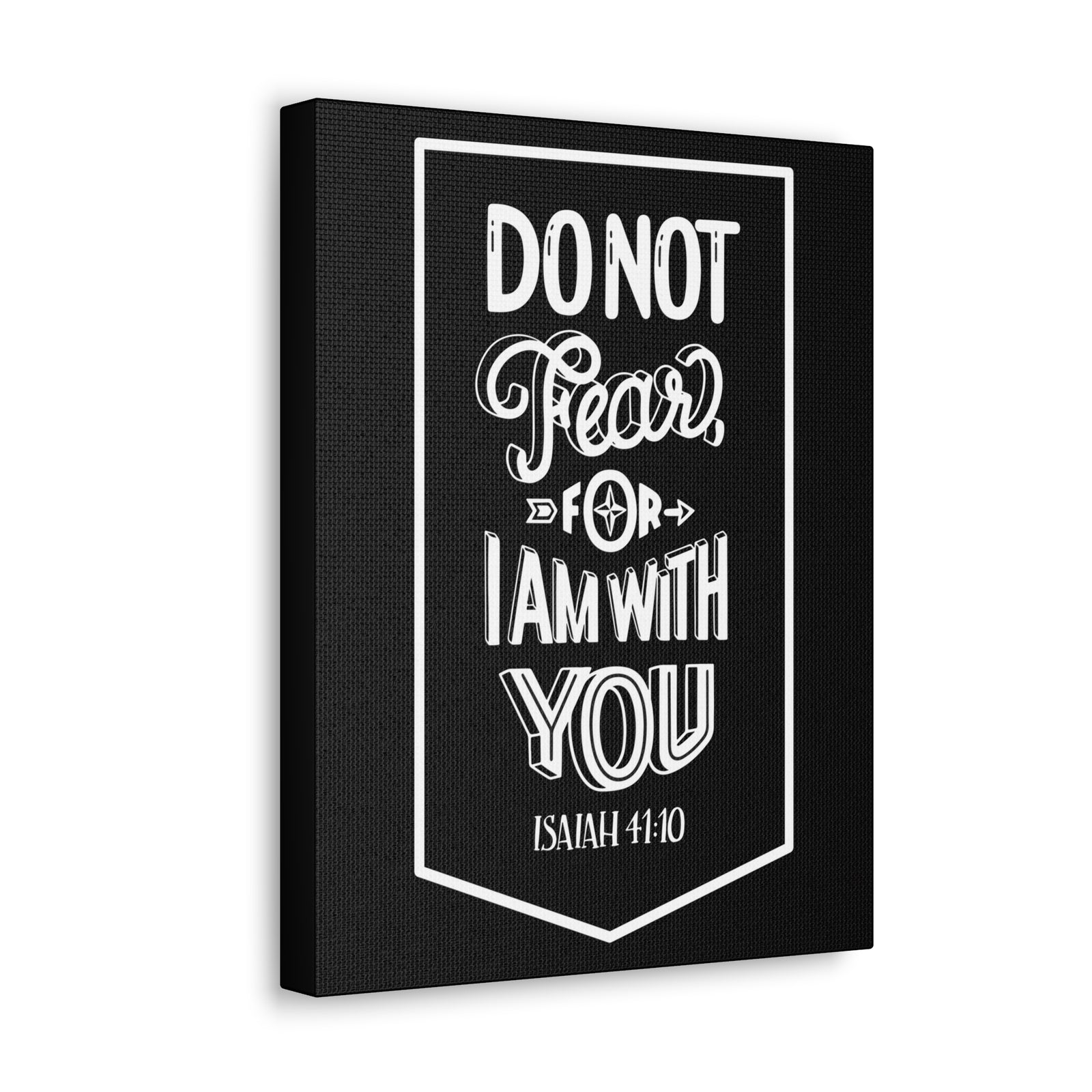 Scripture Walls Do Not Fear For Isaiah 41:10 Bible Verse Canvas Christian Wall Art Ready To Hang-Express Your Love Gifts