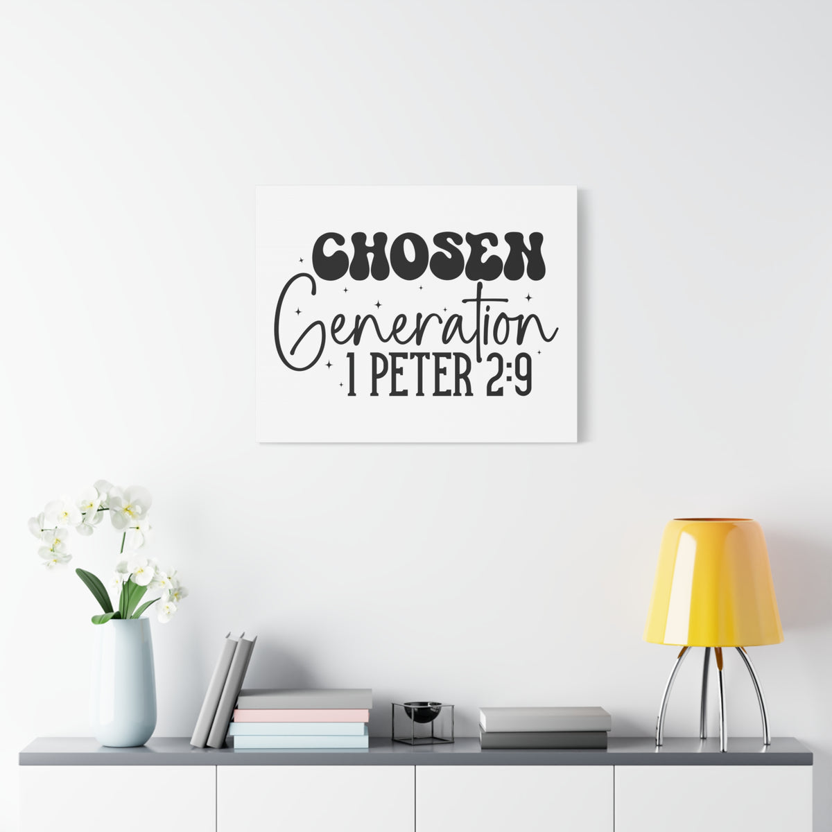 Scripture Walls 1 Peter 2:9 A Chosen Generation Bible Verse Canvas Christian Wall Art Ready to Hang Unframed-Express Your Love Gifts