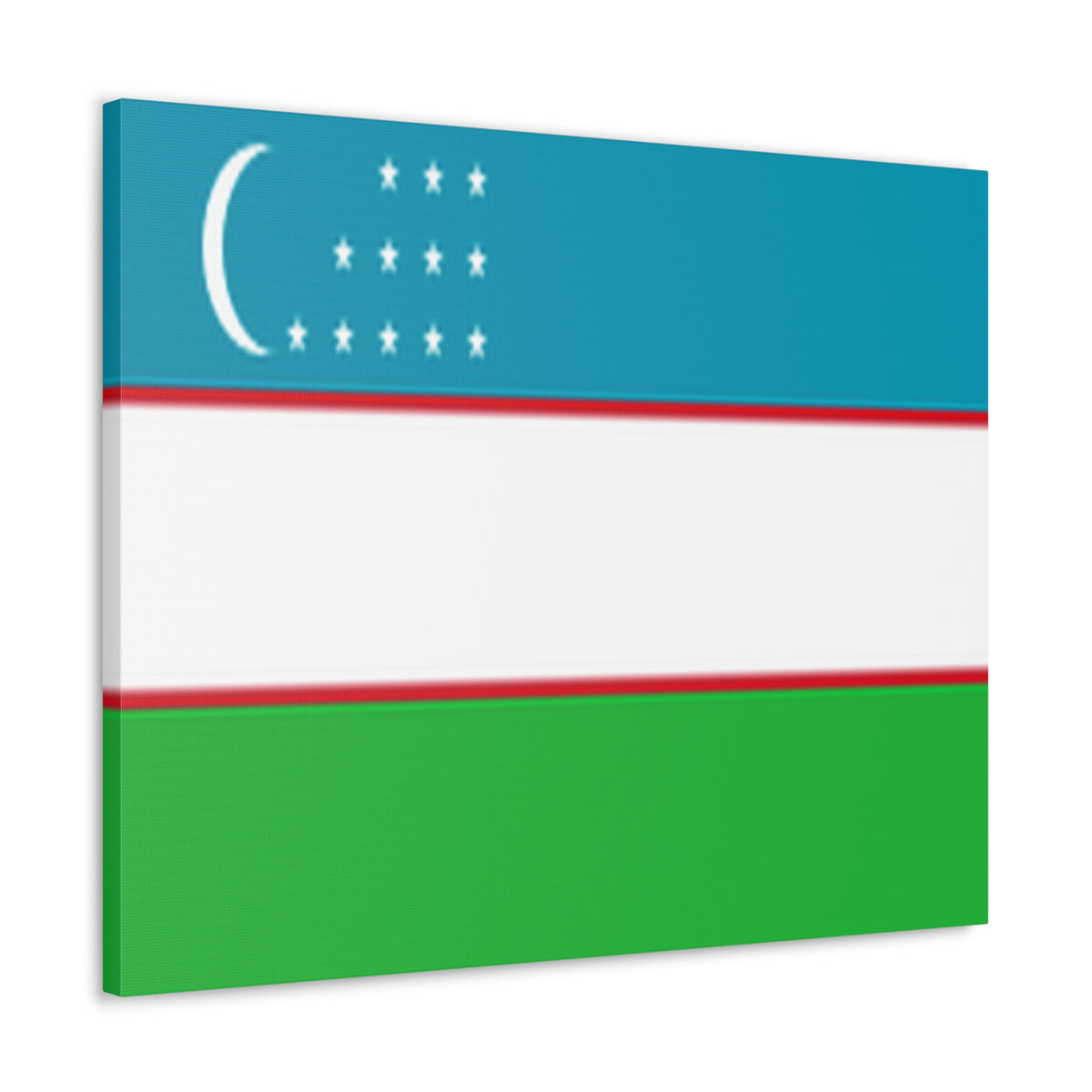Uzbekistan Country Flag Canvas Vibrant Wall Art Unframed Home Decor-Express Your Love Gifts
