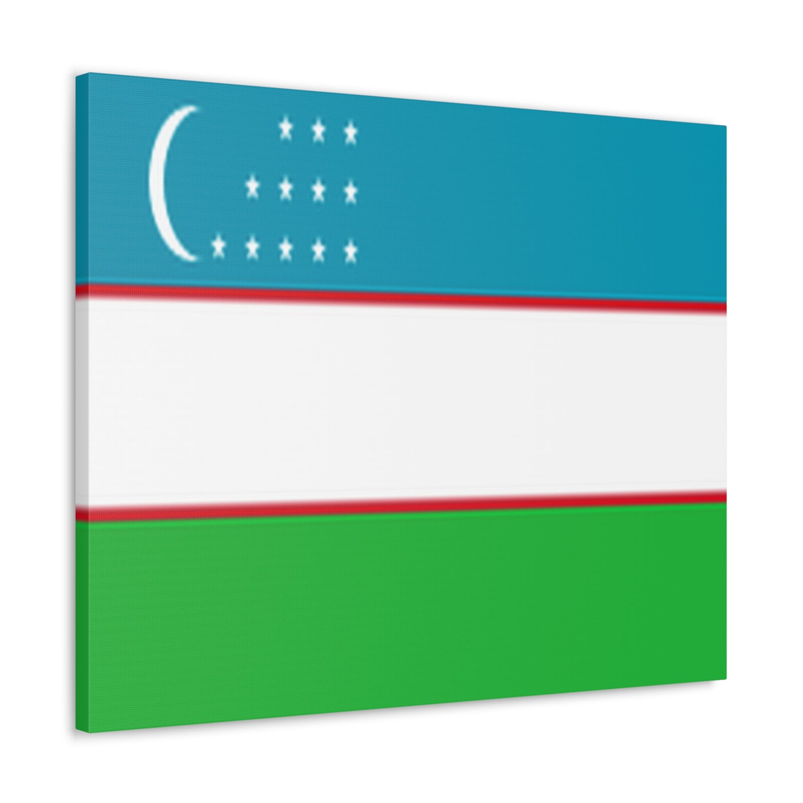 Uzbekistan Country Flag Canvas Vibrant Wall Art Unframed Home Decor-Express Your Love Gifts
