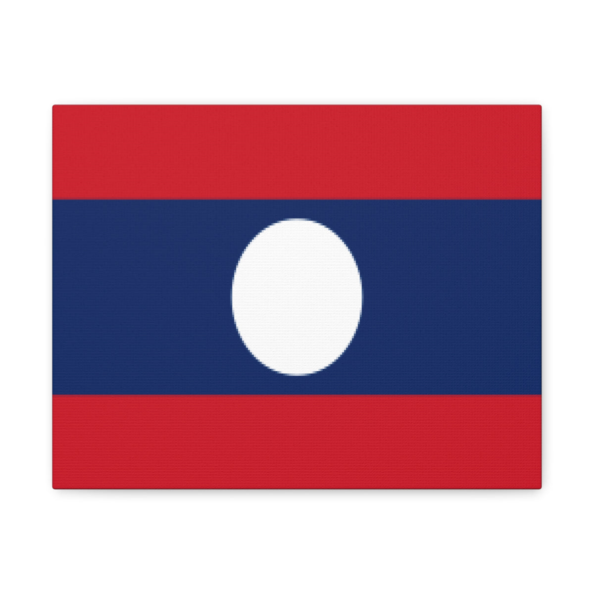 Laos Country Flag Canvas Vibrant Wall Art Unframed Home Decor-Express Your Love Gifts