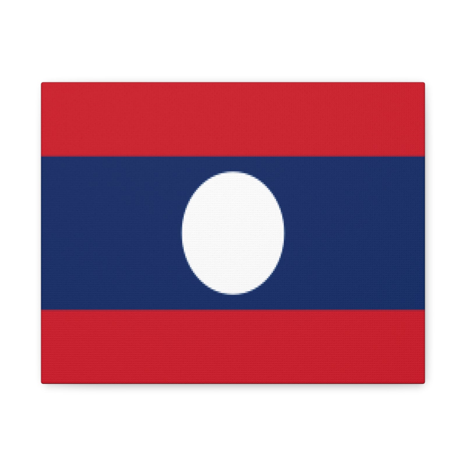Laos Country Flag Canvas Vibrant Wall Art Unframed Home Decor-Express Your Love Gifts