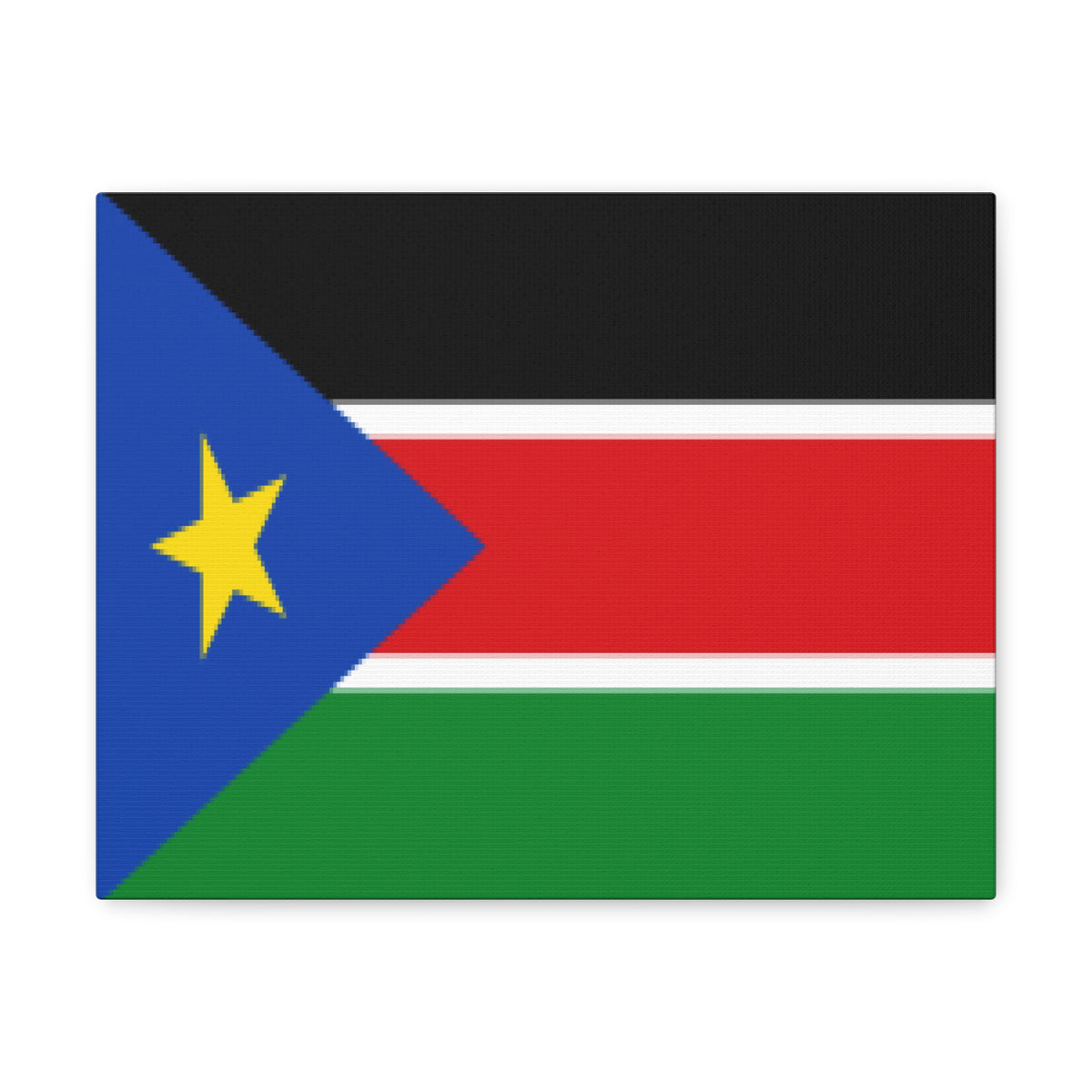 South Sudan Country Flag Canvas Vibrant Wall Art Unframed Home Decor-Express Your Love Gifts