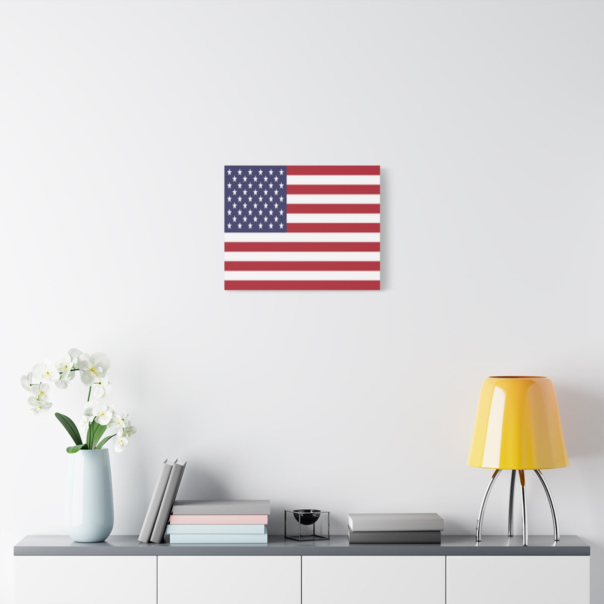 United States Country Flag Canvas Vibrant Wall Art Unframed Home Decor-Express Your Love Gifts