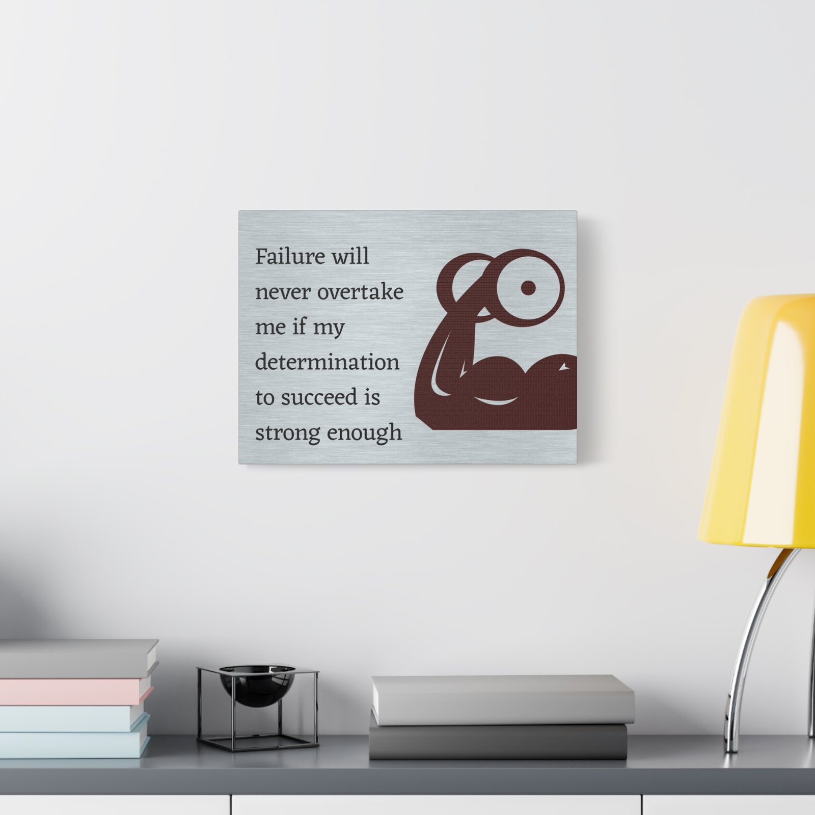 Inspirational Wall Art Determination To Succeed Motivation Wall Decor for Home Office Gym Inspiring Success Quote Print Ready to Hang-Express Your Love Gifts