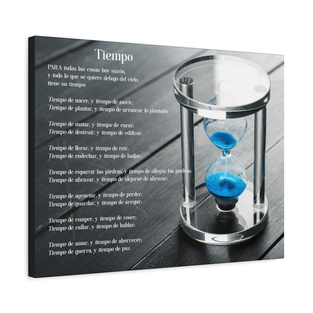 Scripture Walls Tiempo Eclesiastés 3:8 Cuadros Cristianos Para Pared En Español, Christian Wall Decor In Spanish, Arte de Jesucristo,-Express Your Love Gifts