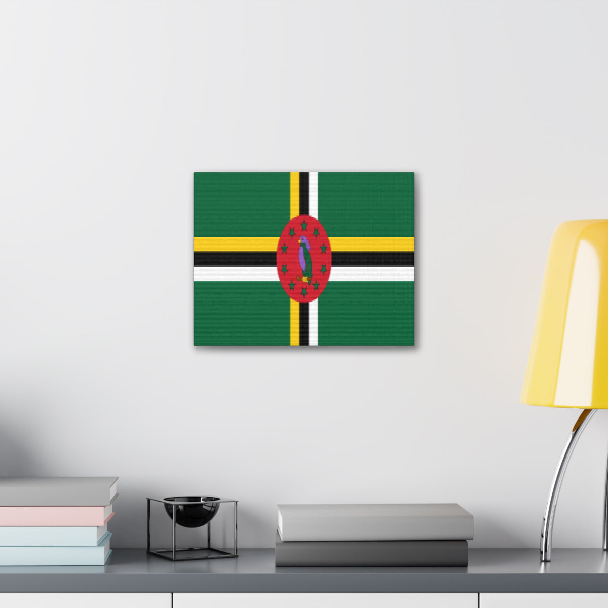 Dominica Country Flag Canvas Vibrant Wall Art Unframed Home Decor-Express Your Love Gifts