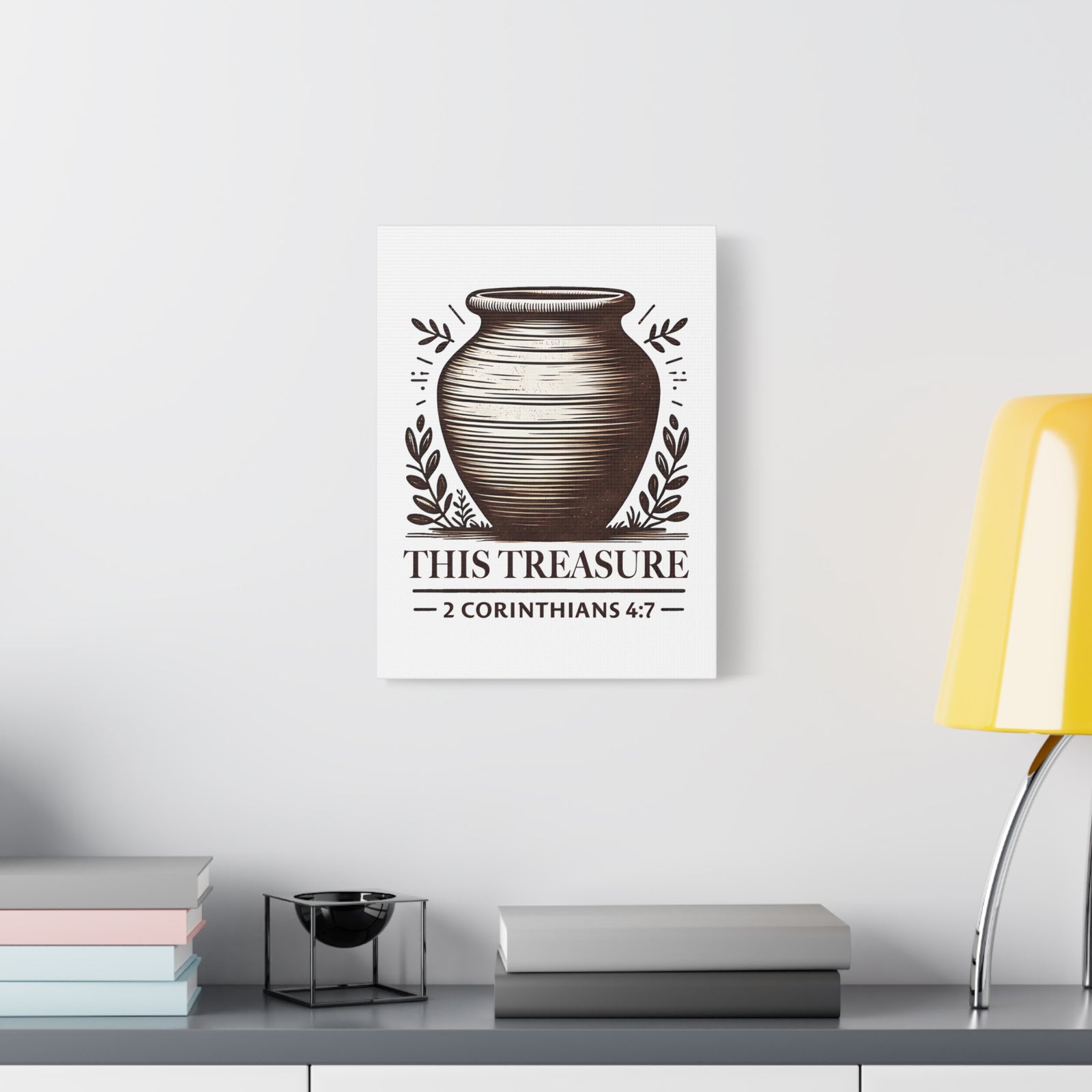 Scripture Walls 2 Corinthians 4:7 This Treasure Bible Verse Canvas Christian Wall Art Ready to Hang Unframed-Express Your Love Gifts