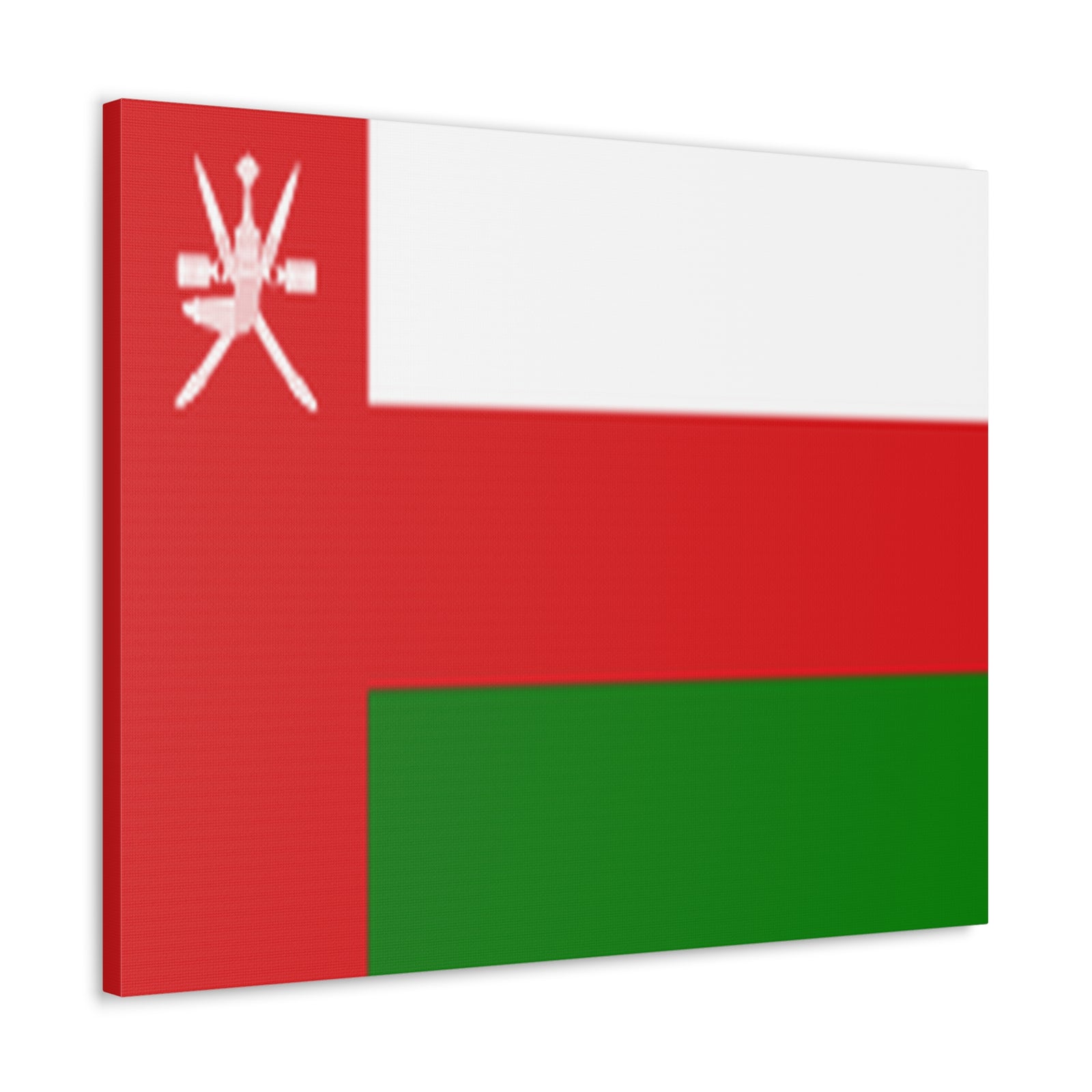 Oman Country Flag Canvas Vibrant Wall Art Unframed Home Decor-Express Your Love Gifts