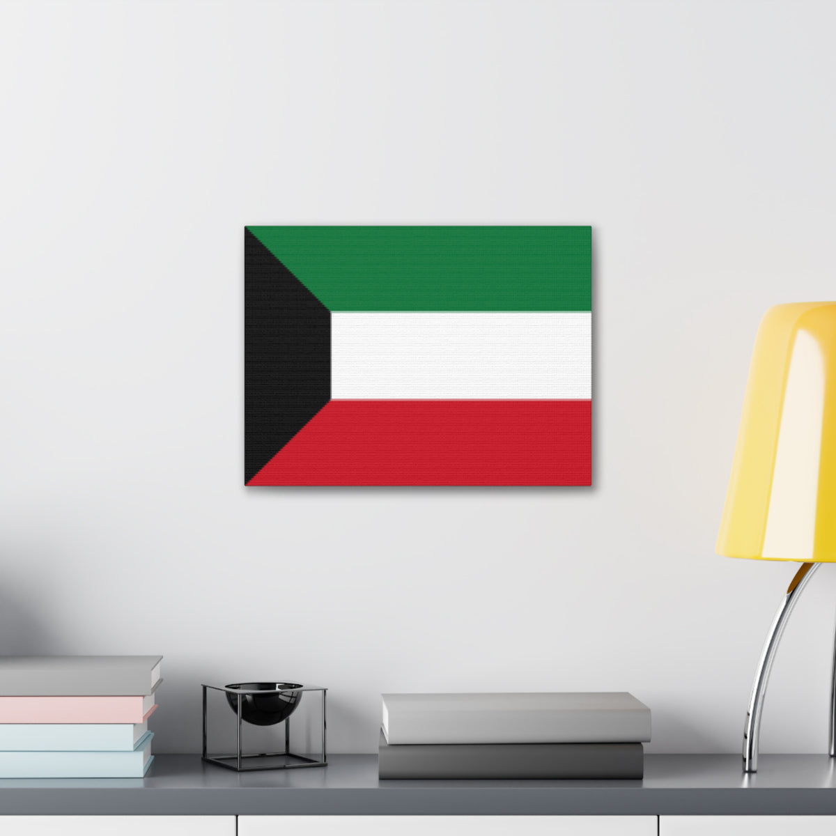Kuwait Country Flag Canvas Vibrant Wall Art Unframed Home Decor-Express Your Love Gifts