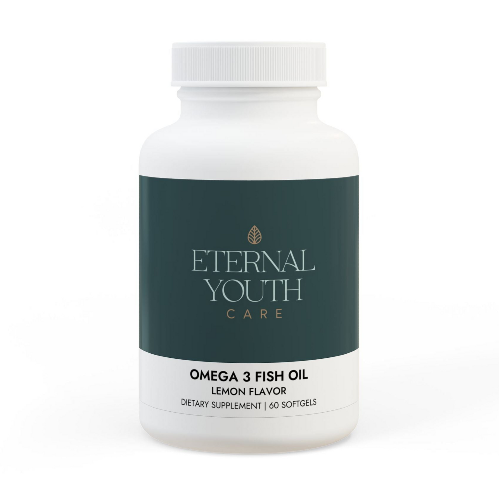 Eternal Youth Omega-3 Fish Oil Supplement – Heart Health & Recovery Support Lemon Flavor (60 Softgels)-Express Your Love Gifts