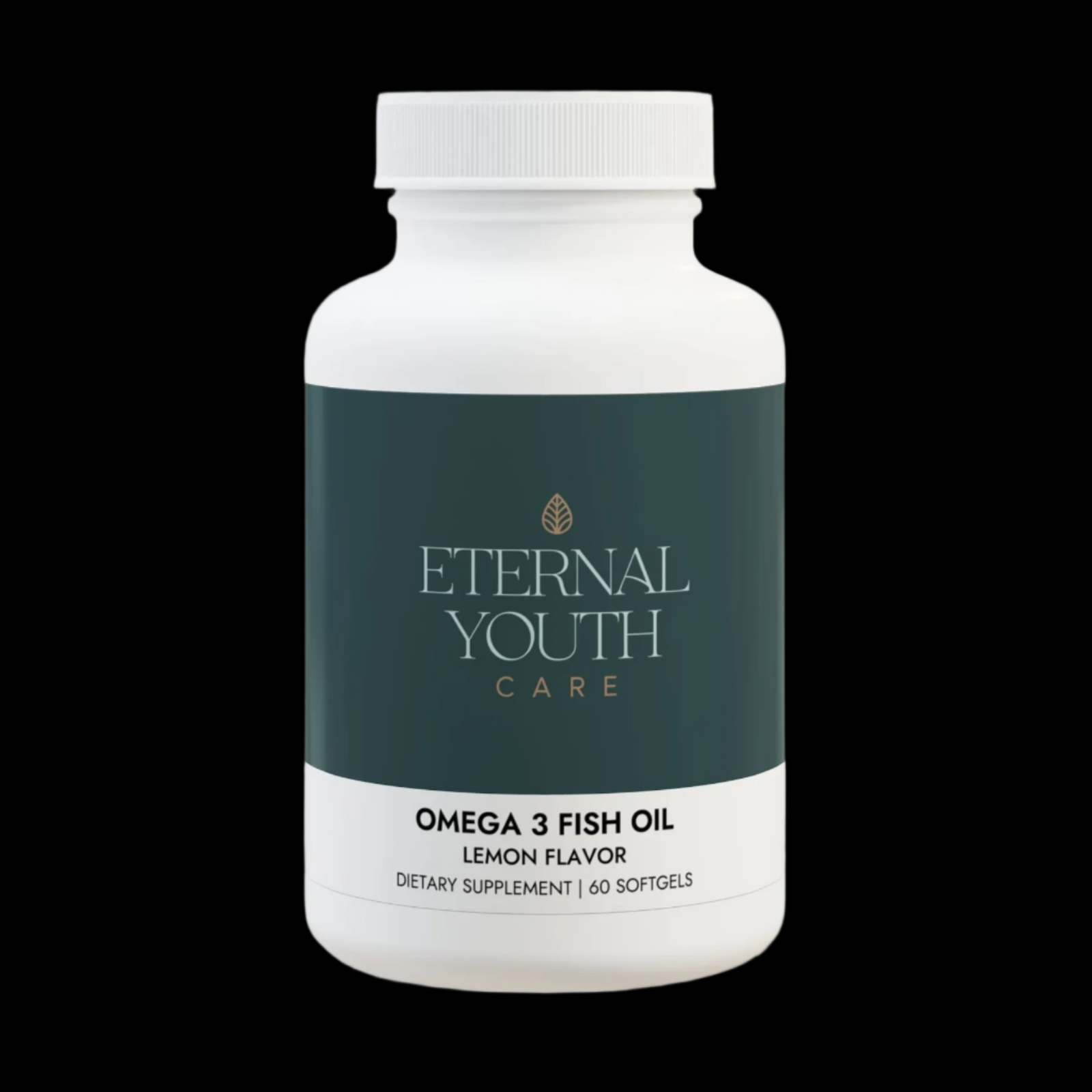Eternal Youth Omega-3 Fish Oil Supplement – Heart Health & Recovery Support Lemon Flavor (60 Softgels)-Express Your Love Gifts