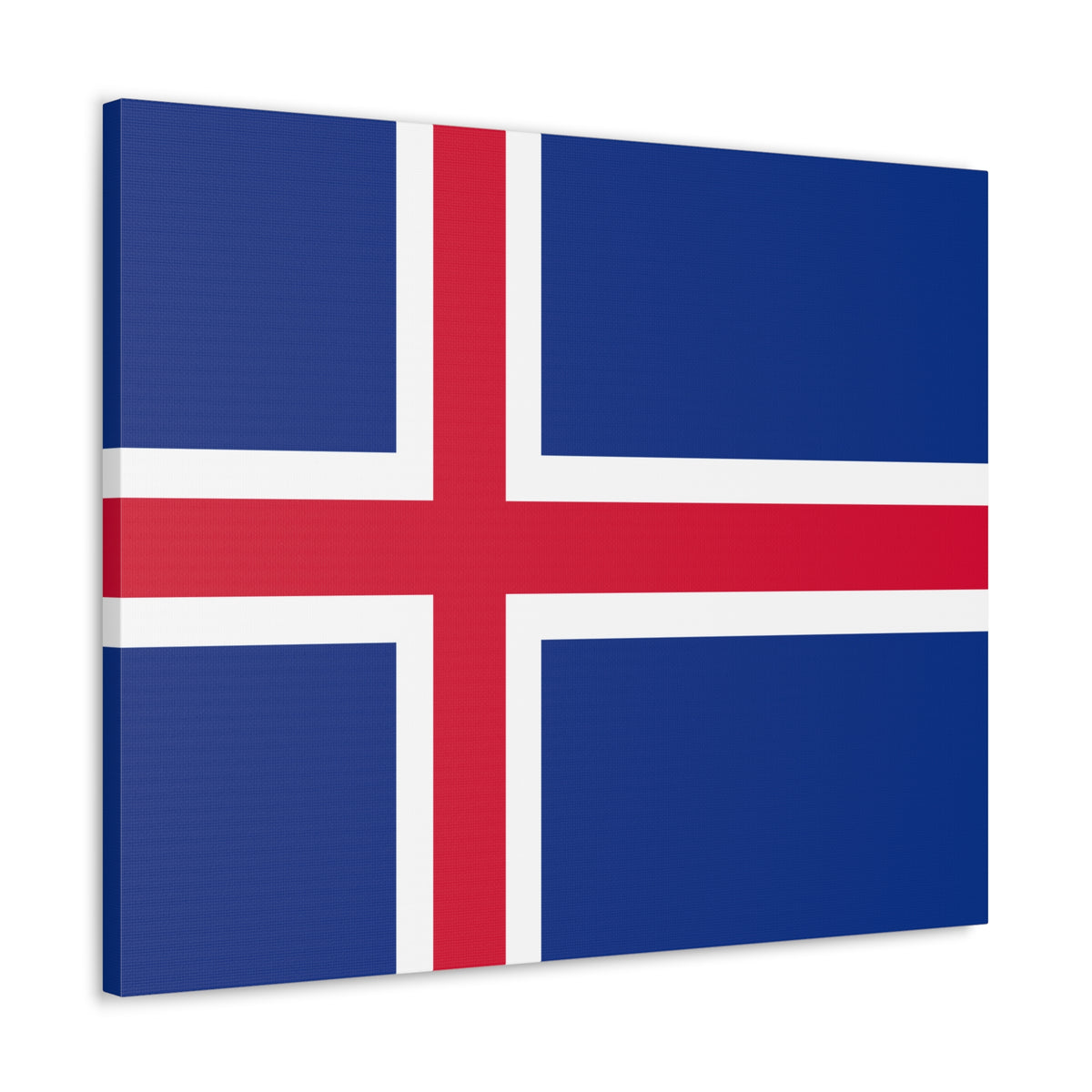 Iceland Country Flag Canvas Vibrant Wall Art Unframed Home Decor-Express Your Love Gifts