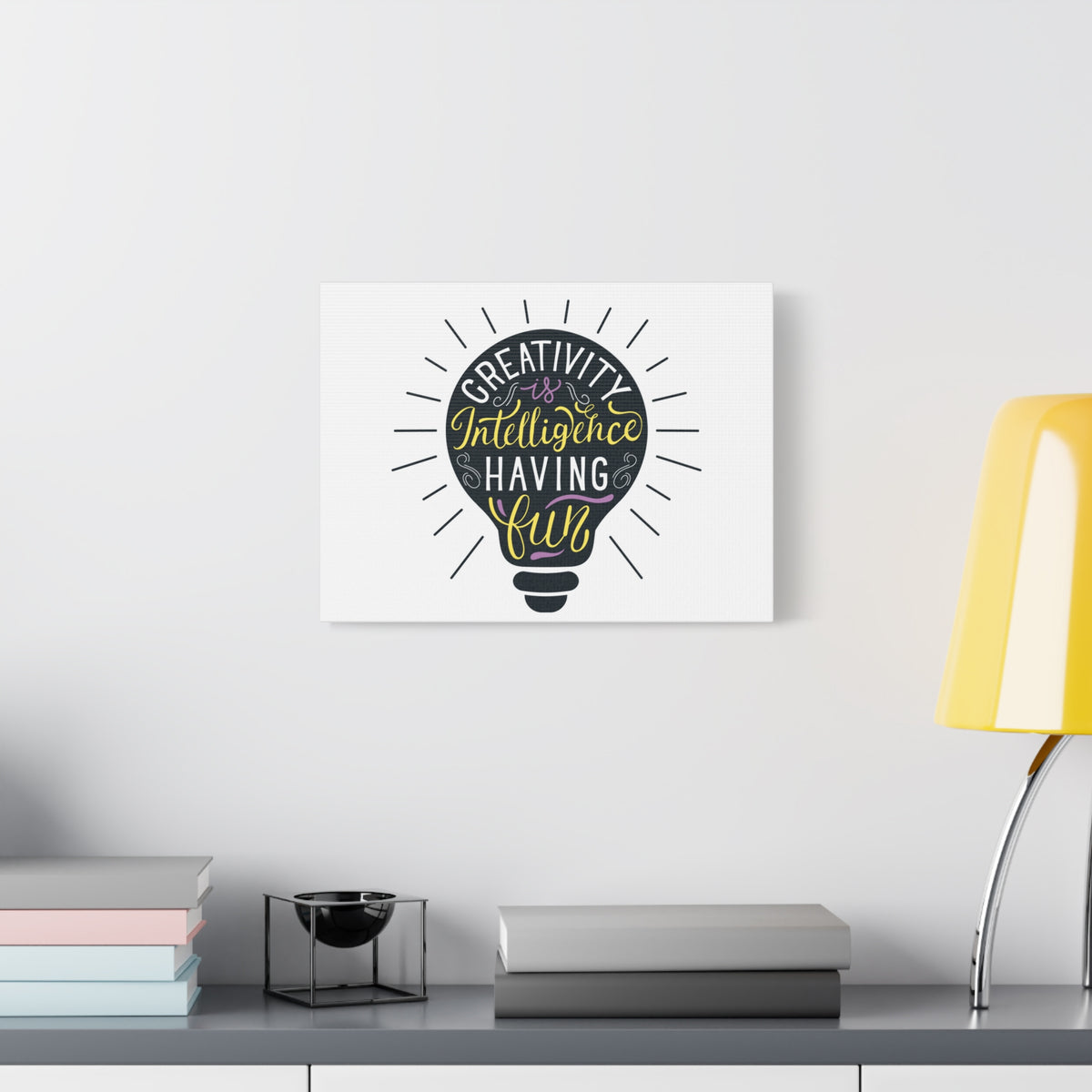 Inspirational Quote Canvas Creativity Wall Art Motivational Motto Inspiring Prints Artwork Decor Ready to Hang-Express Your Love Gifts