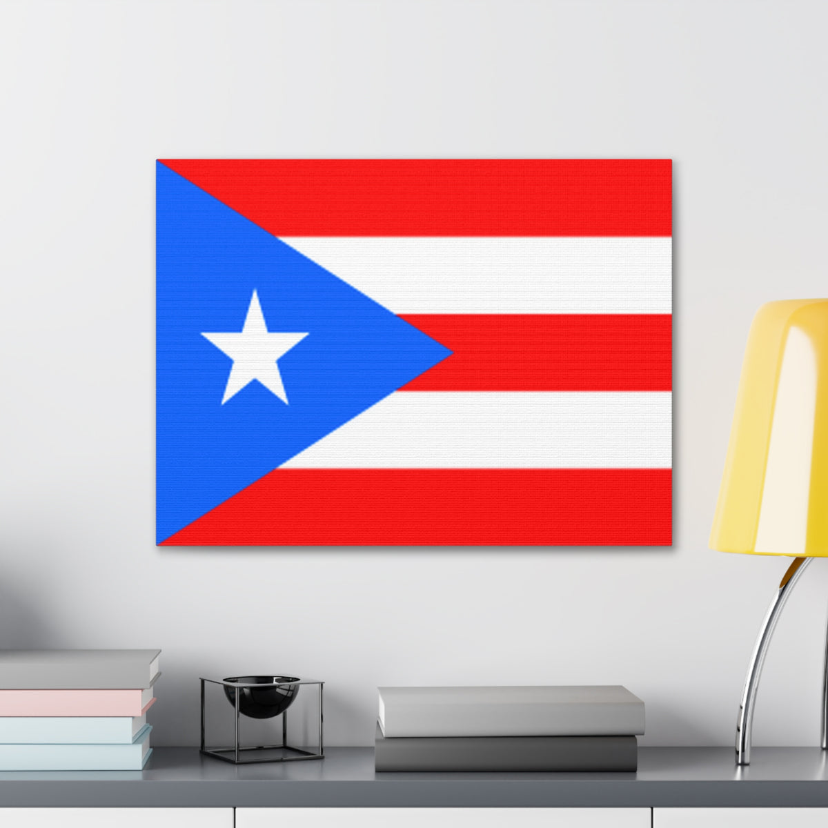 Puerto Rico Country Flag Canvas Vibrant Wall Art Unframed Home Decor-Express Your Love Gifts