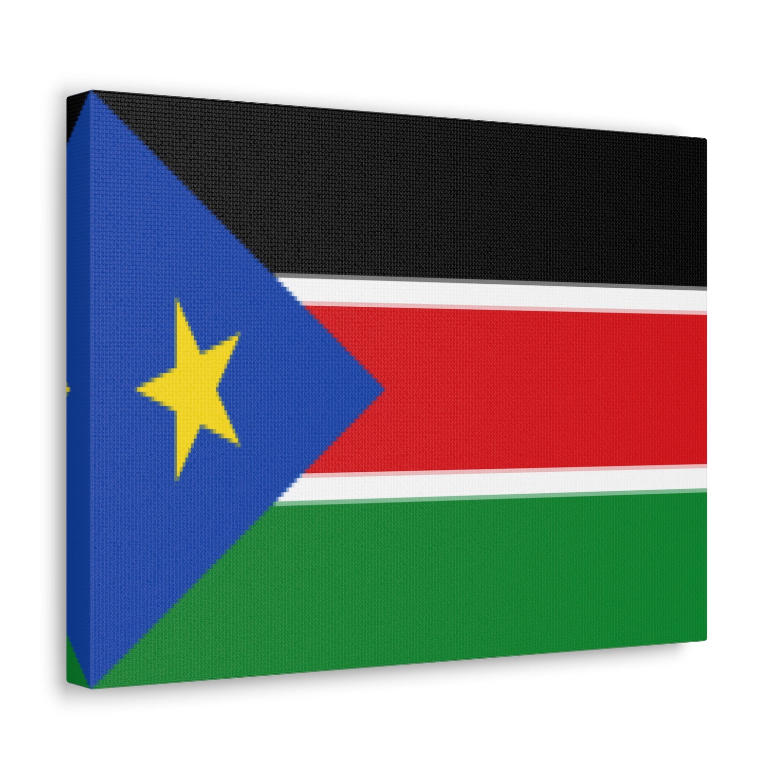 South Sudan Country Flag Canvas Vibrant Wall Art Unframed Home Decor-Express Your Love Gifts