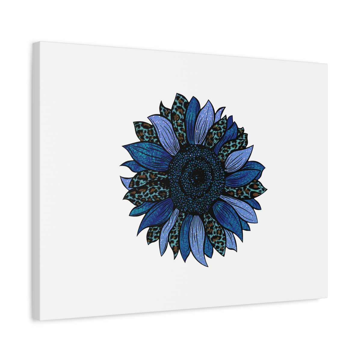Scripture Canvas Blue Flower Christian Psalms 103:15 Wall Art Bible Verse Print Ready to Hang-Express Your Love Gifts