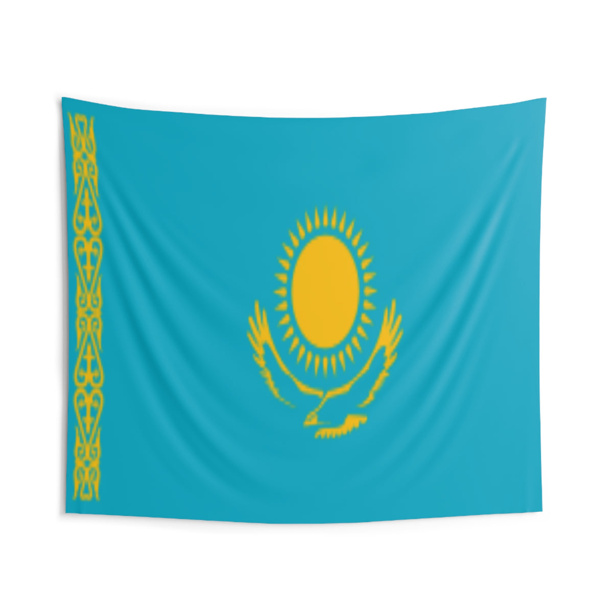 Kazakhstan Country Flag Wall Hanging Tapestry-Express Your Love Gifts
