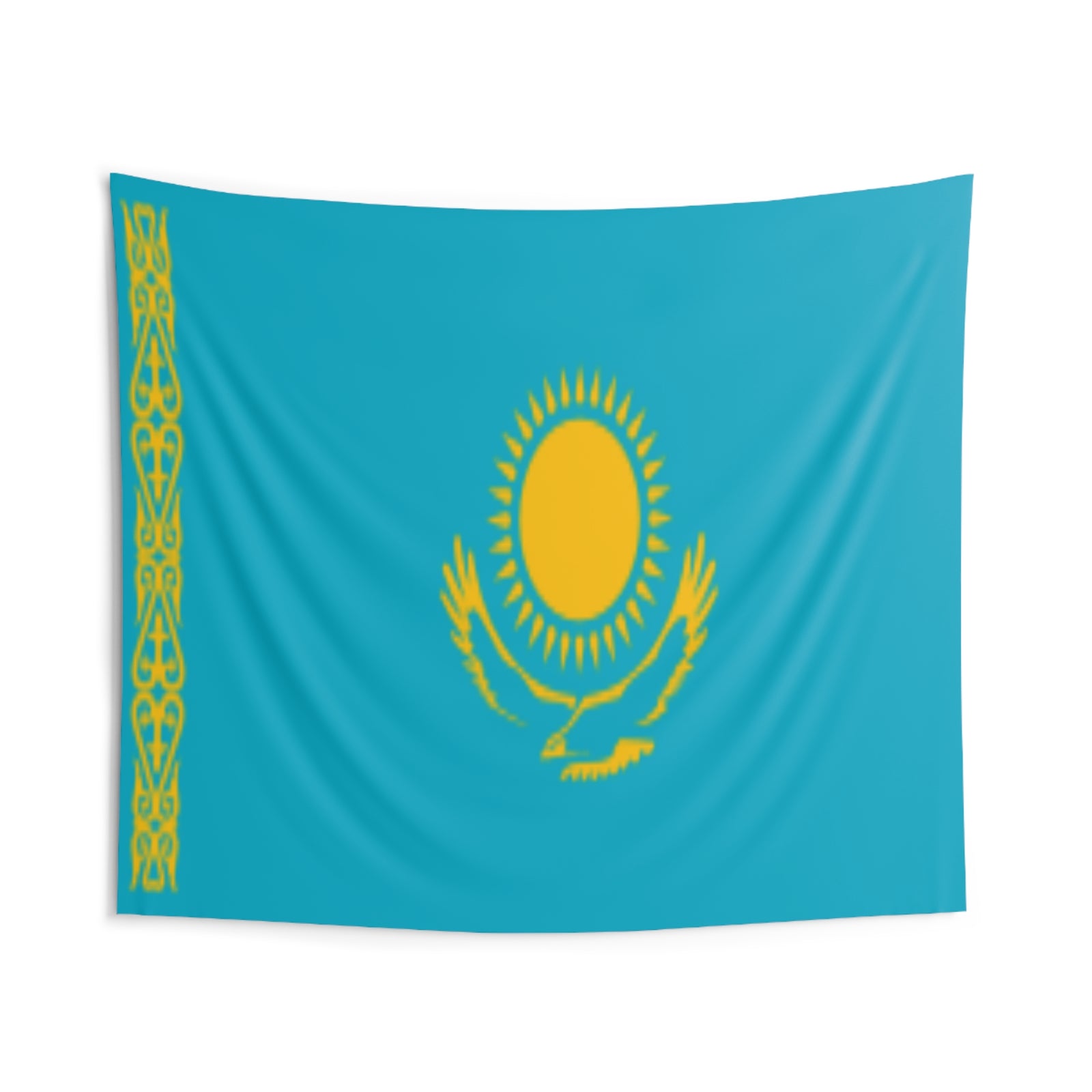Kazakhstan Country Flag Wall Hanging Tapestry-Express Your Love Gifts