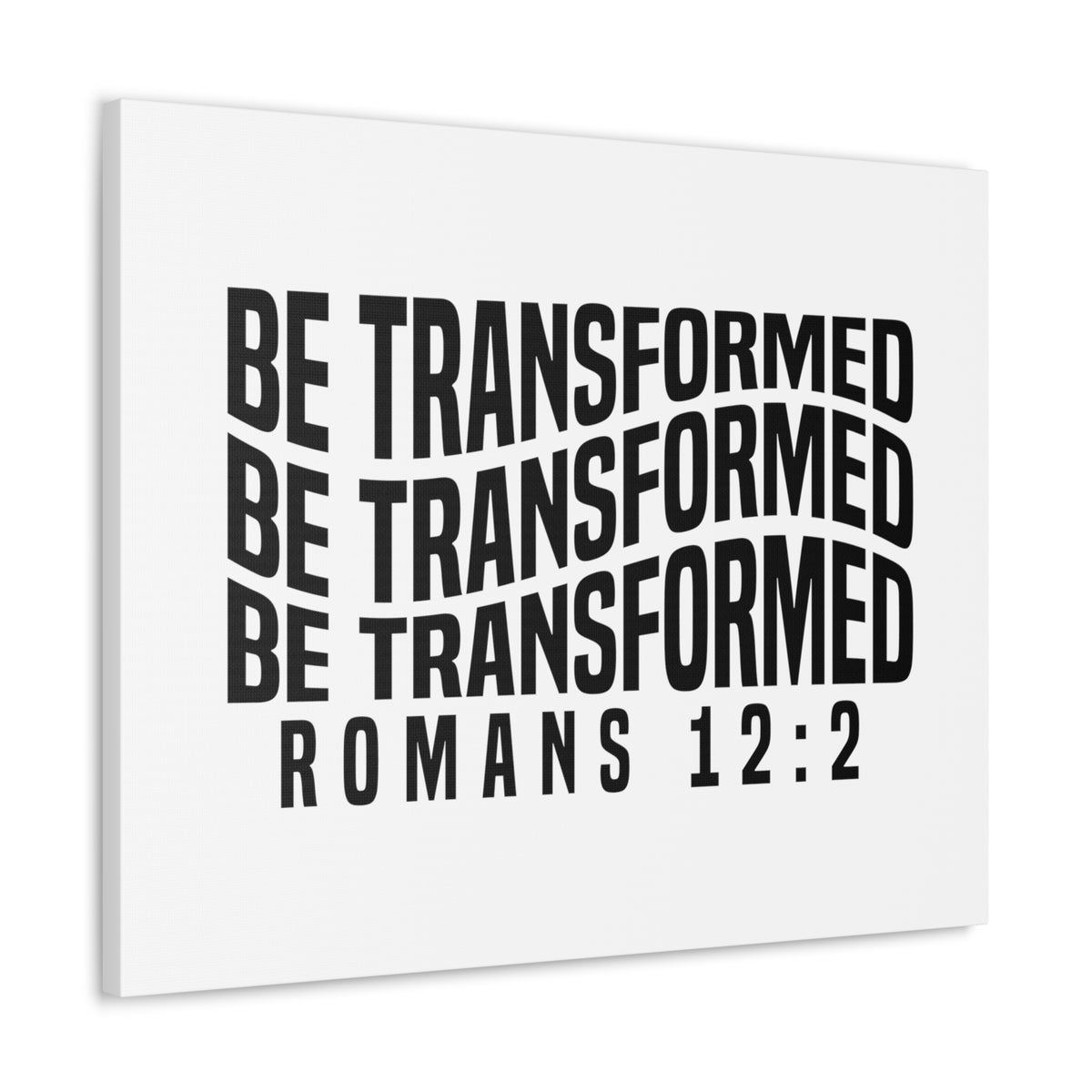 Scripture Walls Romans 12:2 Be Transformed Bible Verse Canvas Christian Wall Art Ready to Hang Unframed-Express Your Love Gifts