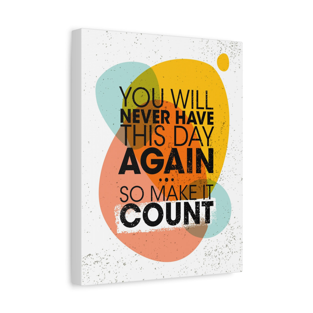 Inspirational Wall Art Make This Day Count Motivation Wall Decor for Home Office Gym Inspiring Success Quote Print Ready to Hang-Express Your Love Gifts