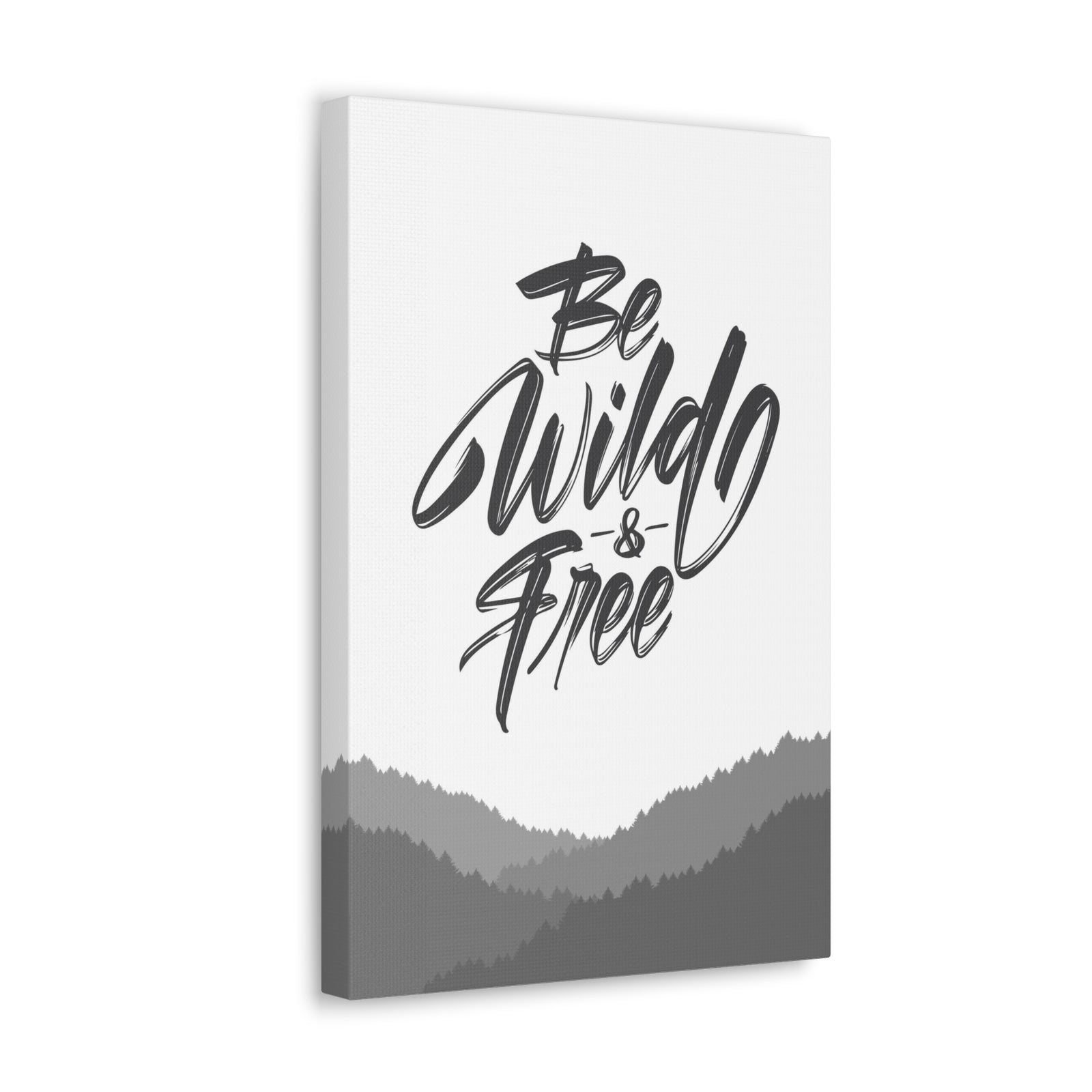 INSPIRATIONAL WALL ART BE WILD AND FREE MOTIVATIONAL PRINT READY TO HANG ARTWORK UNFRAMED-Express Your Love Gifts
