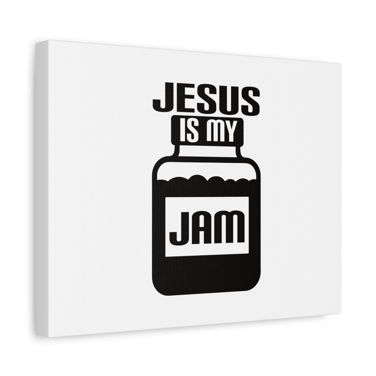 Scripture Canvas Jesus Is My Jam Psalms 16:5 Christian Wall Art Bible Verse Print Ready to Hang-Express Your Love Gifts