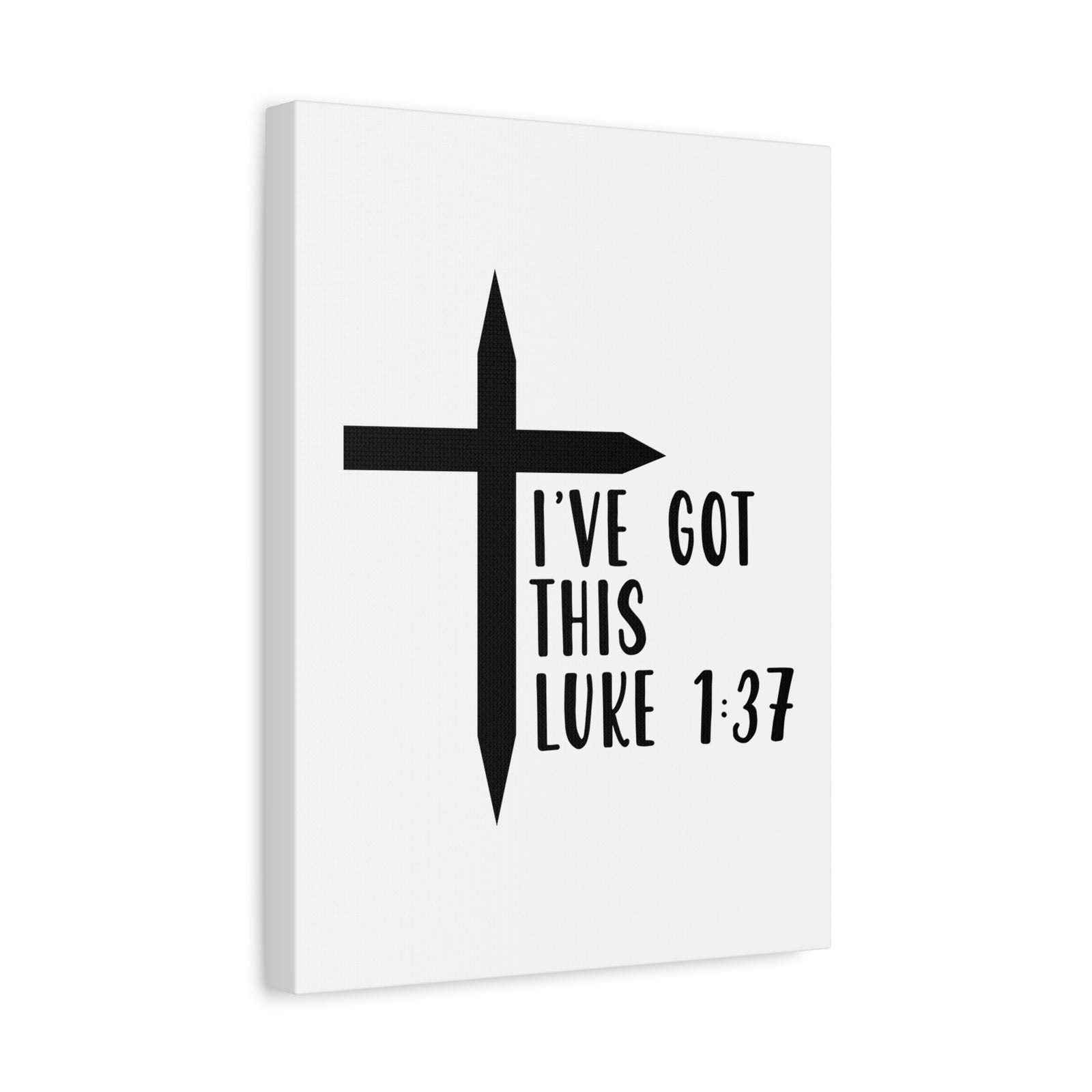 Scripture Walls Luke 1:37 I've Got This Bible Verse Canvas Christian Wall Art Ready to Hang Unframed-Express Your Love Gifts