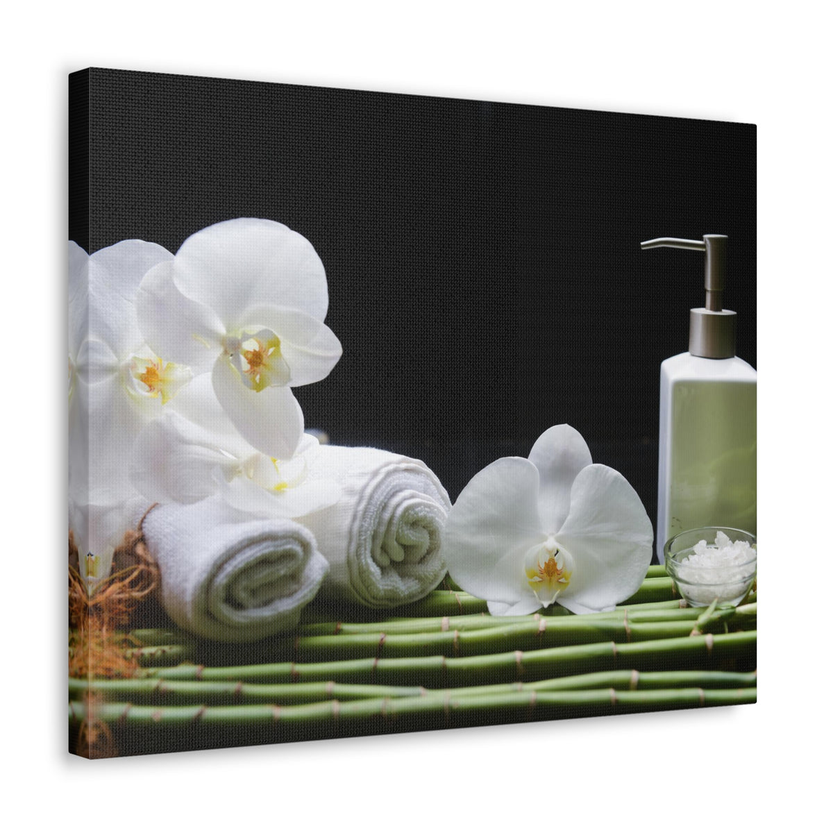 Long Green Leaves Forest Floral Nature Photography Canvas Wall Art for Home Decor Ready-to-Hang-Express Your Love Gifts