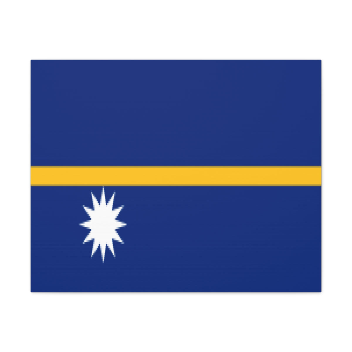 Nauru Country Flag Canvas Vibrant Wall Art Unframed Home Decor-Express Your Love Gifts