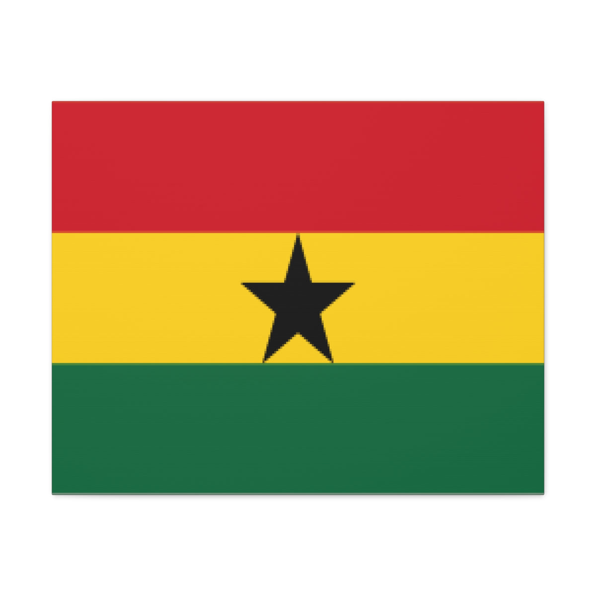 Ghana Country Flag Canvas Vibrant Wall Art Unframed Home Decor-Express Your Love Gifts