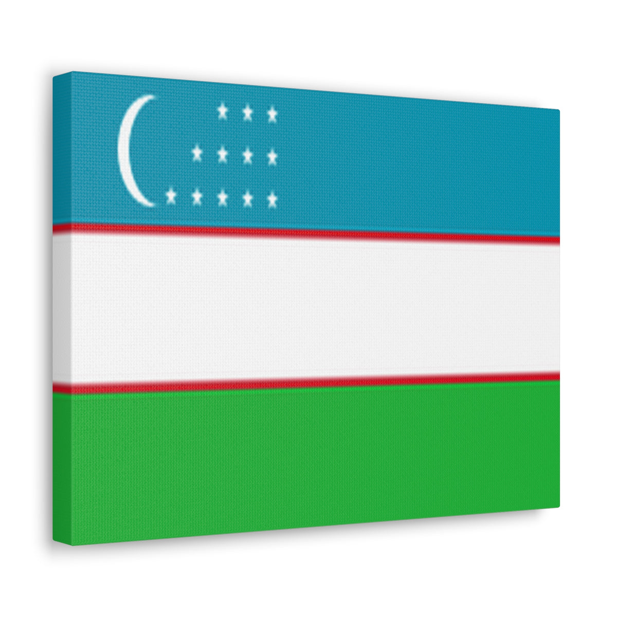 Uzbekistan Country Flag Canvas Vibrant Wall Art Unframed Home Decor-Express Your Love Gifts