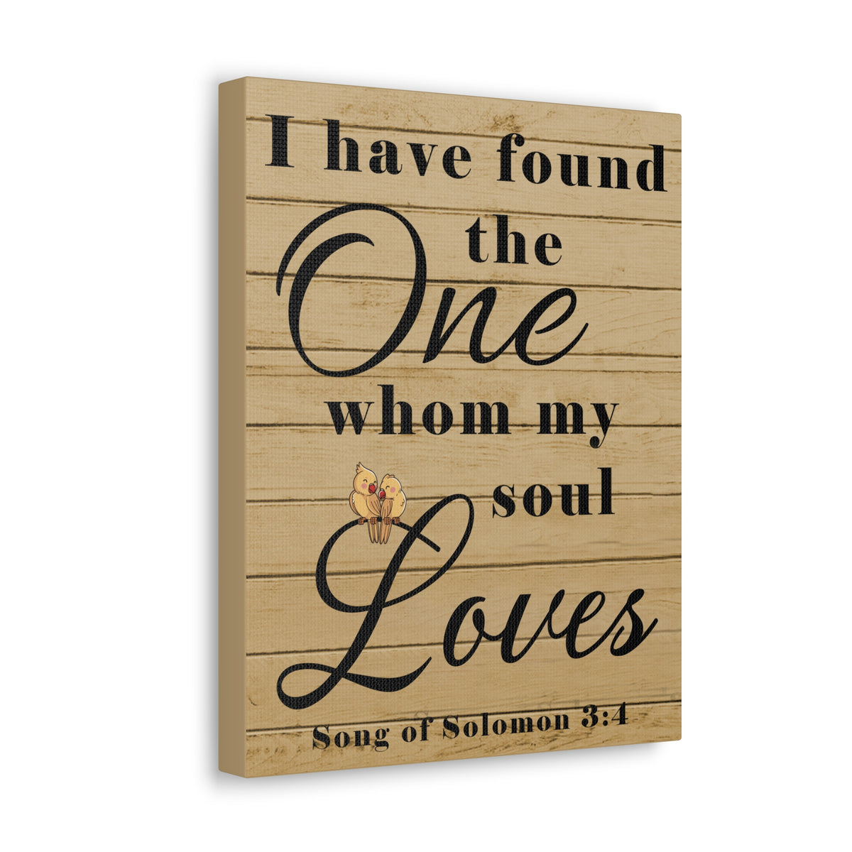 Scripture Walls Song of Solomon 3:4 Wood Christian Wall Art Print Ready to Hang Unframed-Express Your Love Gifts