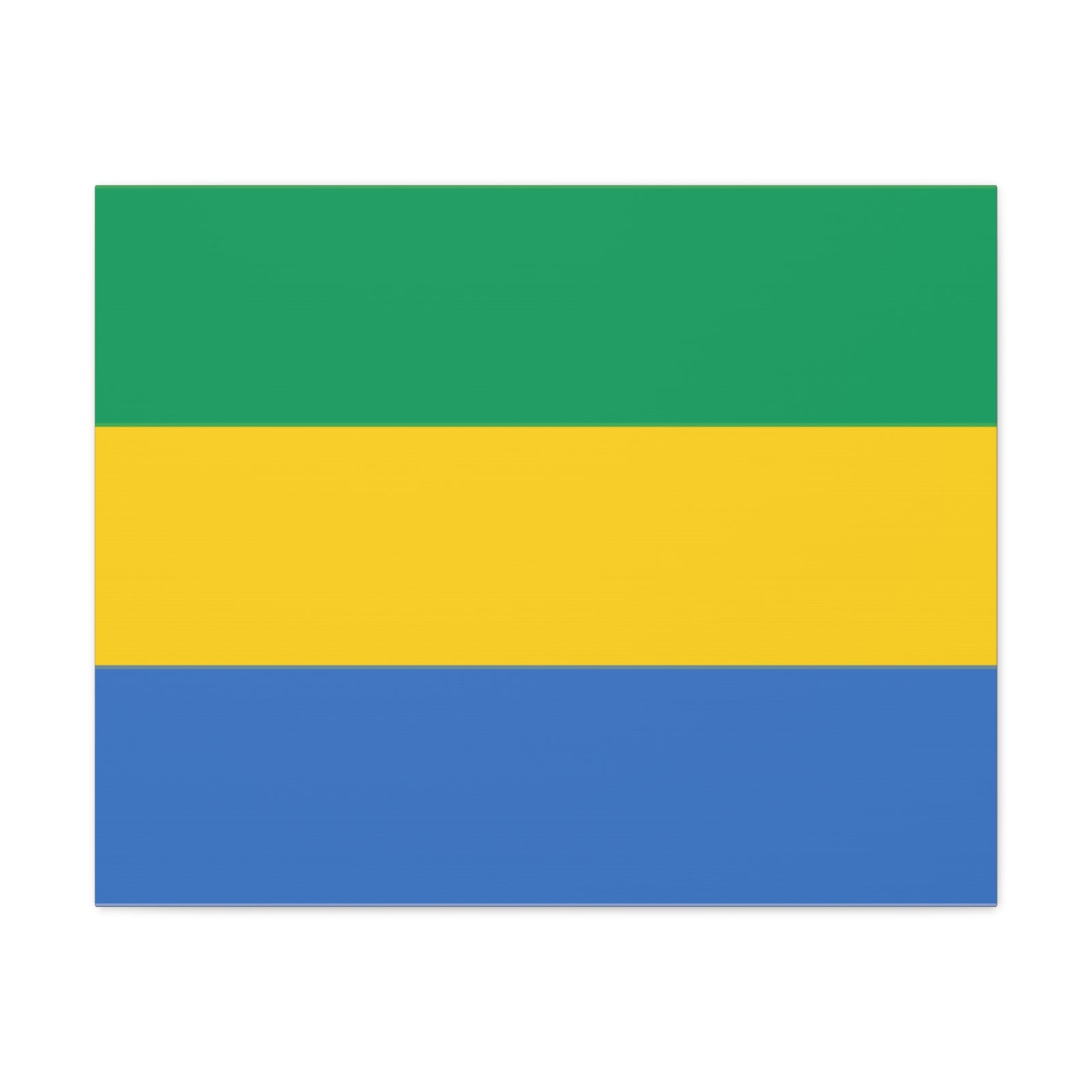 Gabon Country Flag Canvas Vibrant Wall Art Unframed Home Decor-Express Your Love Gifts