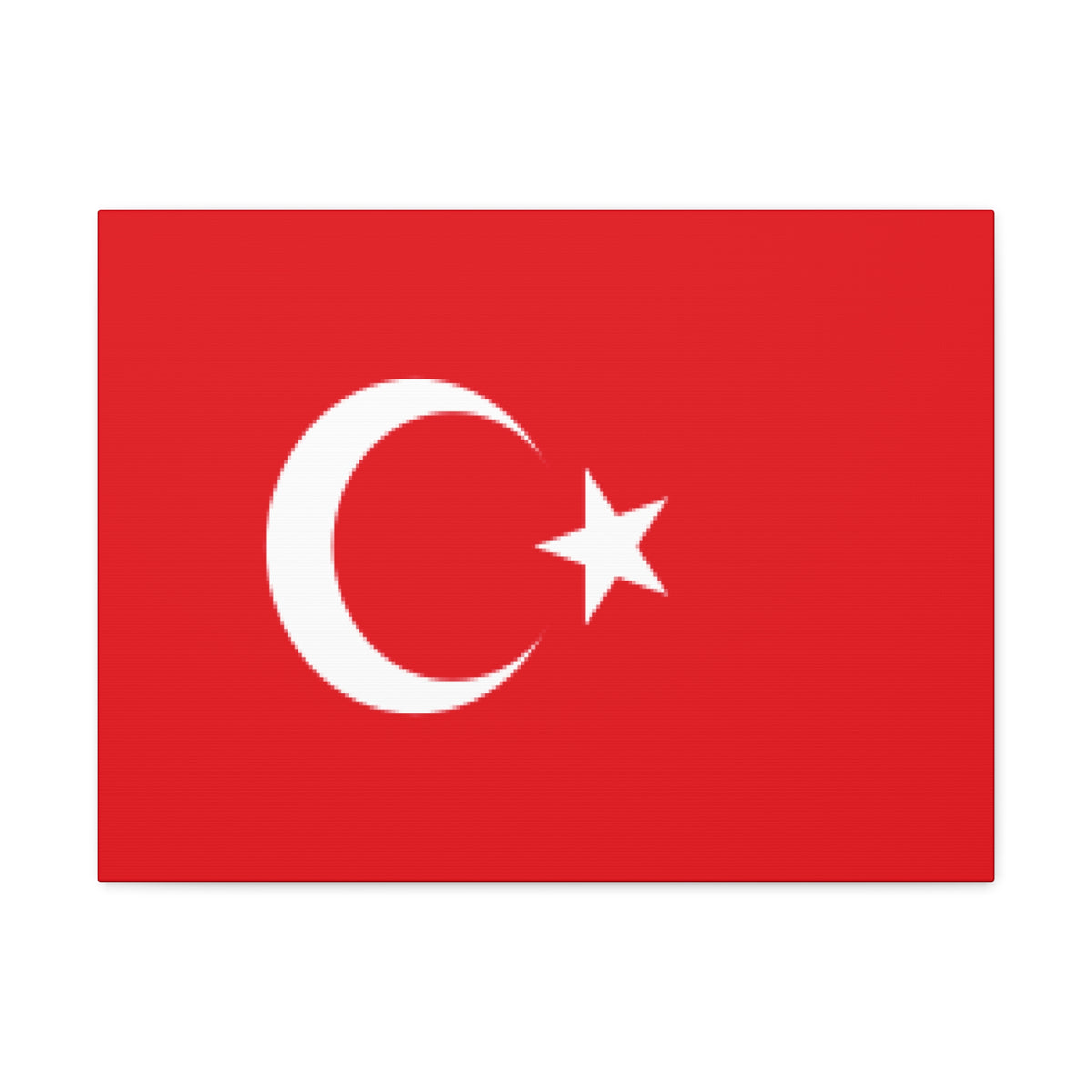 Turkey Country Flag Canvas Vibrant Wall Art Unframed Home Decor-Express Your Love Gifts