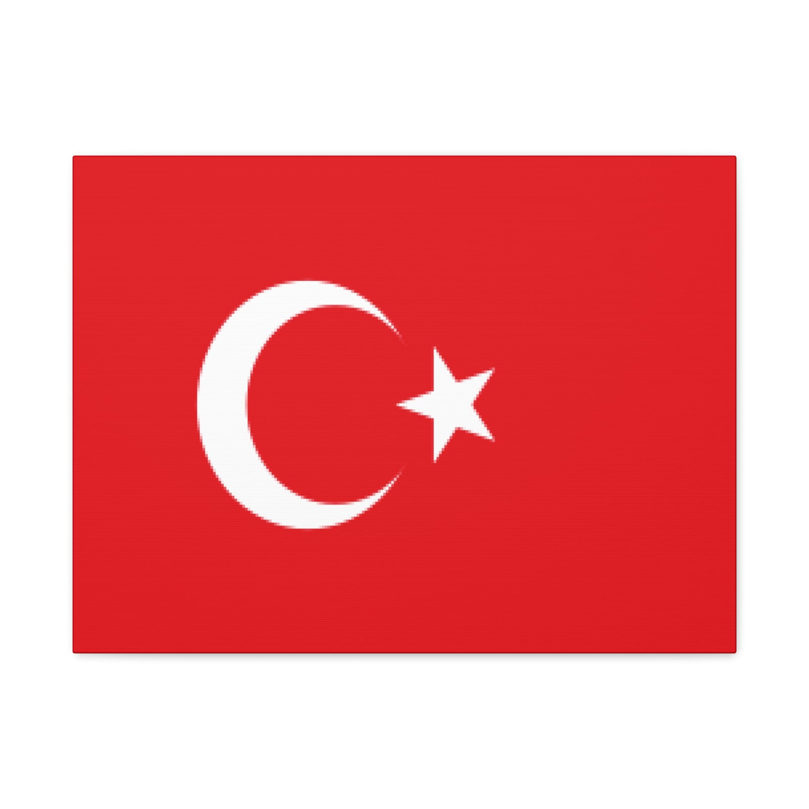 Turkey Country Flag Canvas Vibrant Wall Art Unframed Home Decor-Express Your Love Gifts