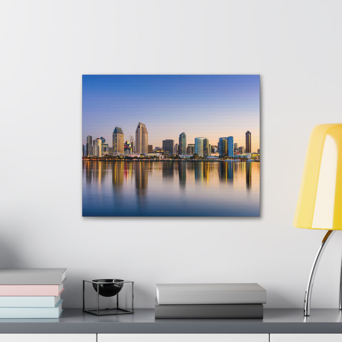 San Diego Daytime Skyline Canvas Artwork High-Quality Breathtaking Stunning Cityscape for Home Decor Ready to Hang-Express Your Love Gifts