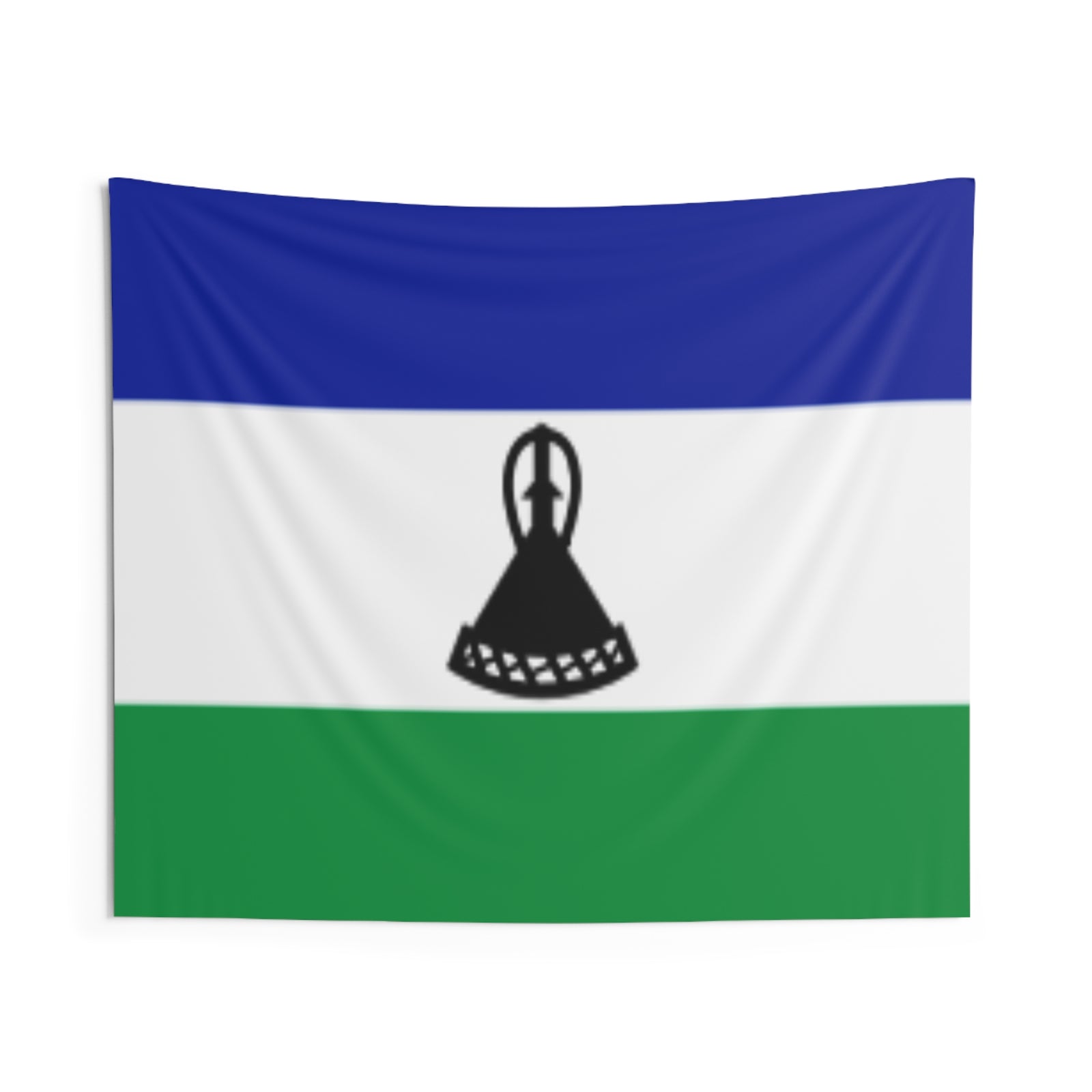 Lesotho Country Flag Wall Hanging Tapestry-Express Your Love Gifts