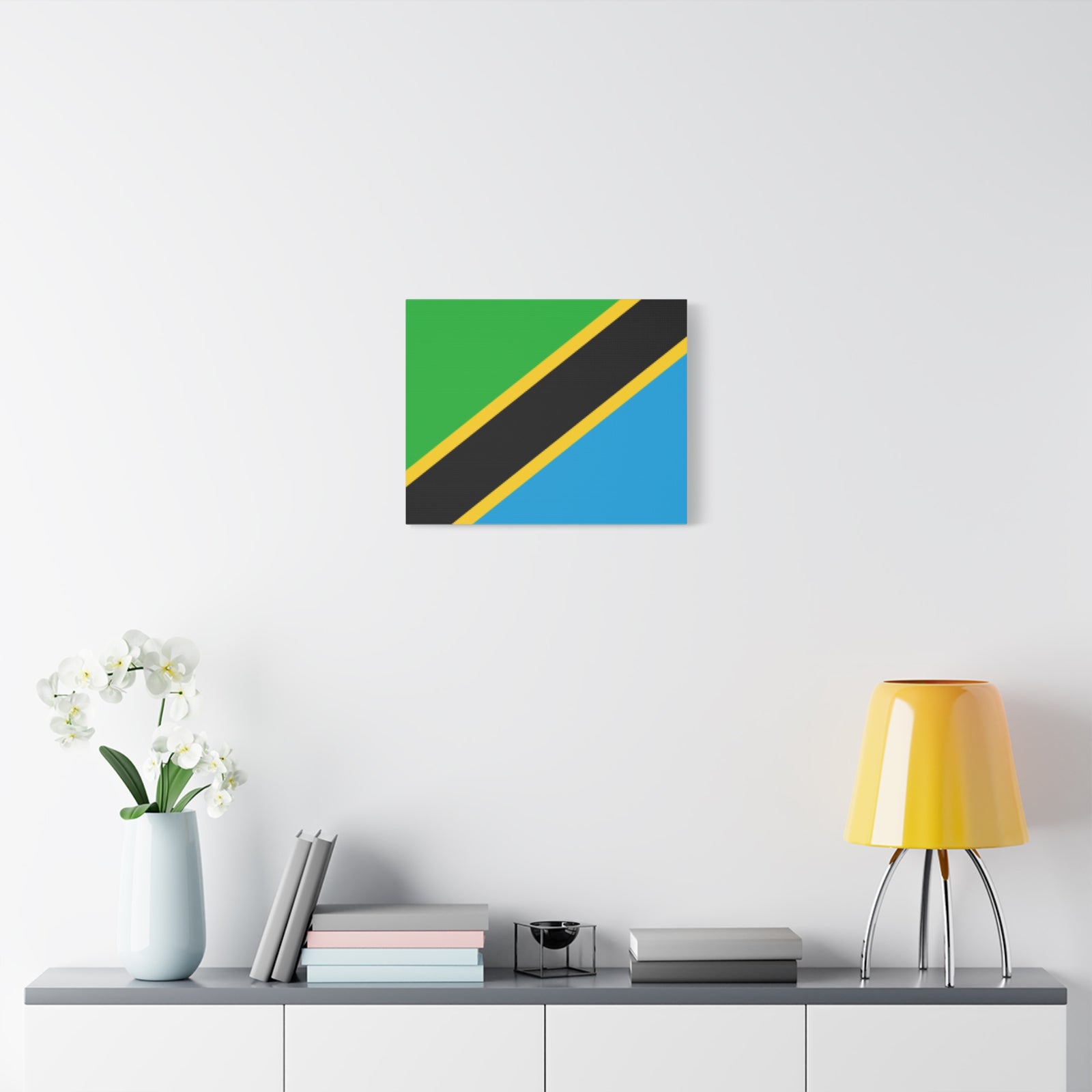 Tanzania Country Flag Canvas Vibrant Wall Art Unframed Home Decor-Express Your Love Gifts