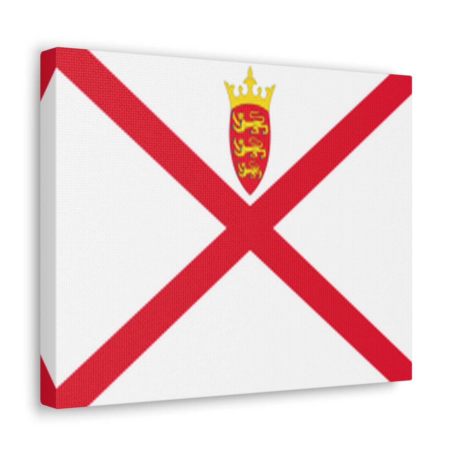 Jersey Country Flag Canvas Vibrant Wall Art Unframed Home Decor-Express Your Love Gifts