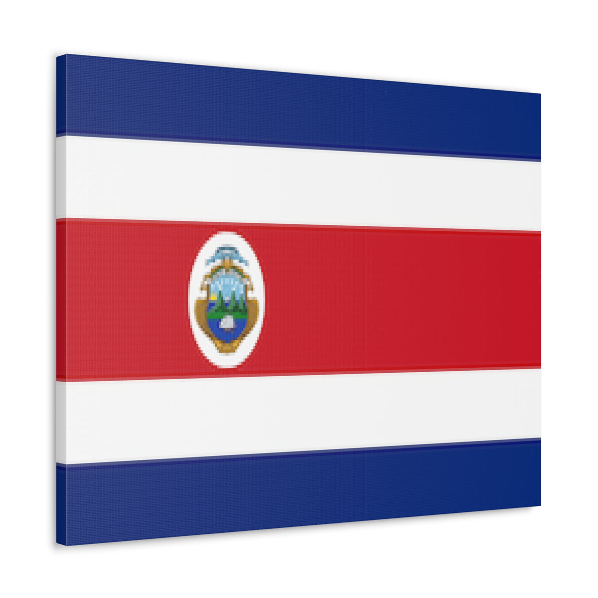 Costa Rica Country Flag Canvas Vibrant Wall Art Unframed Home Decor-Express Your Love Gifts