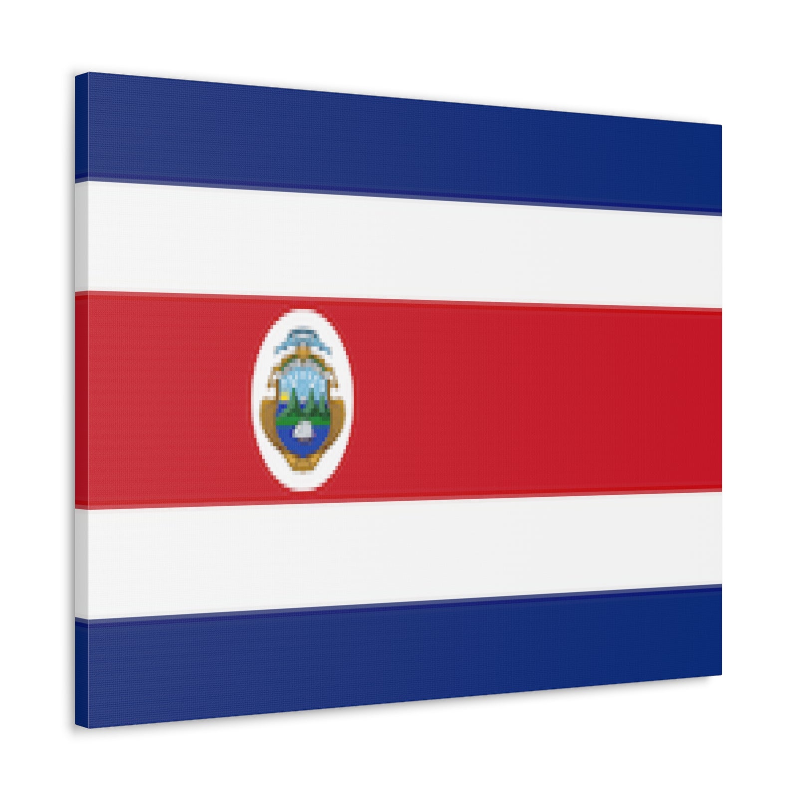 Costa Rica Country Flag Canvas Vibrant Wall Art Unframed Home Decor-Express Your Love Gifts