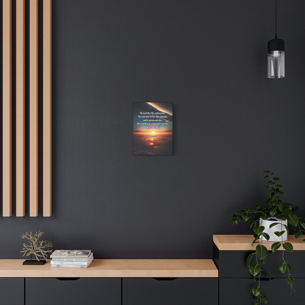 Scripture Walls Lord Bless Numbers 6:24-26 Christian Wall Art Print Ready to Hang Unframed-Express Your Love Gifts