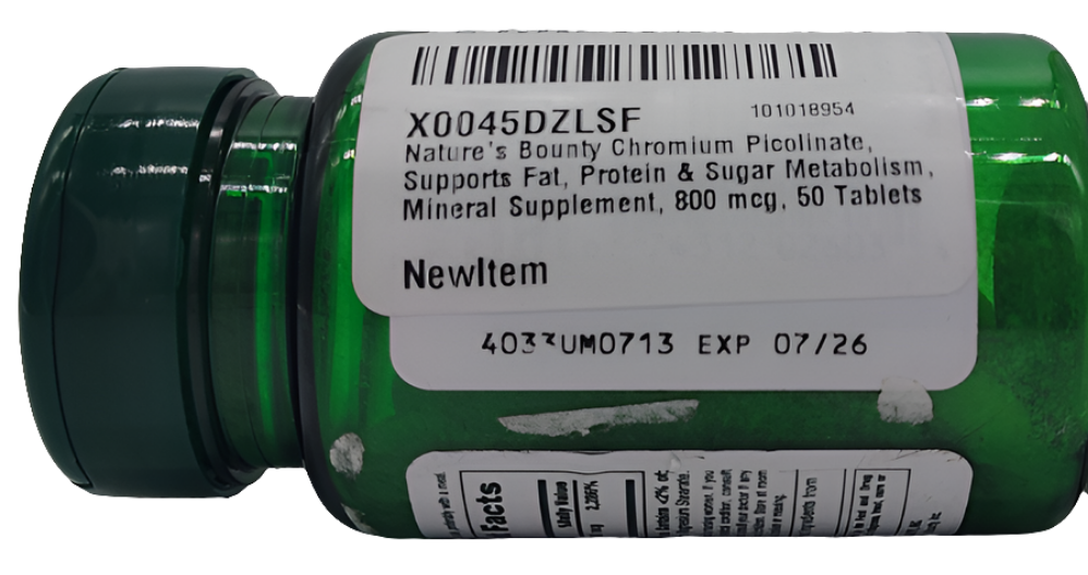 Nature's Bounty Mega Chromium Picolinate 800 mcg Tablets, 50 Count, 2-Pack-Express Your Love Gifts