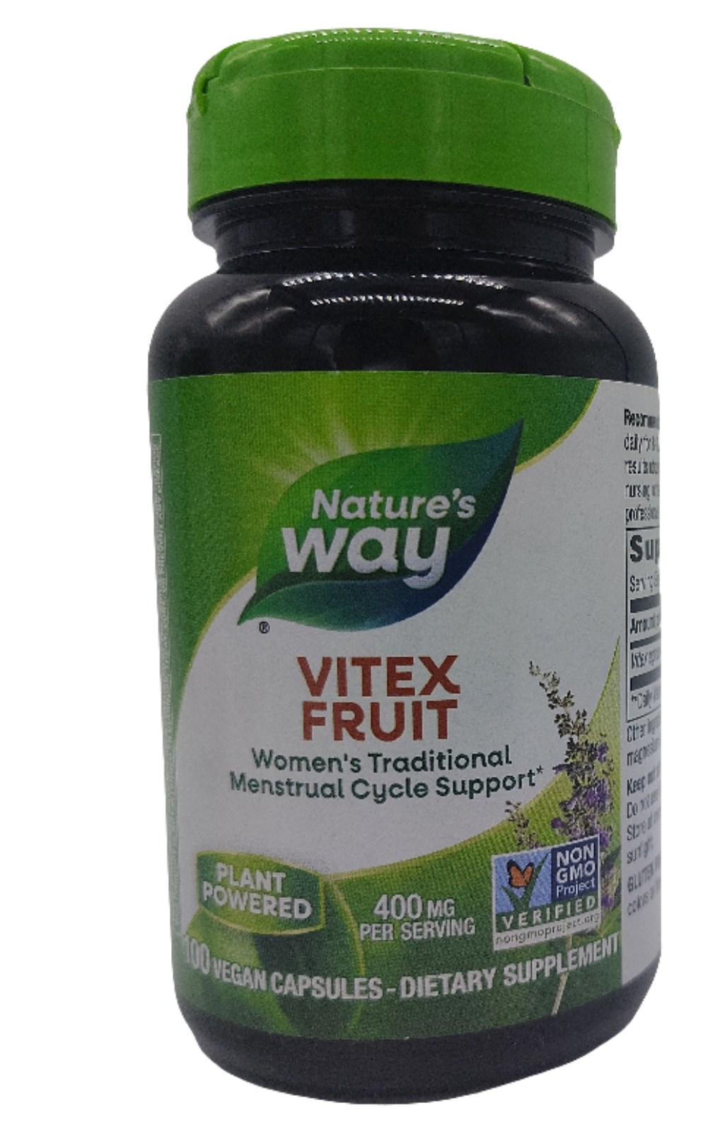 Nature’s Way Vitex Fruit 400 mg Vegan Capsules 100-Count Pack of 6-Express Your Love Gifts